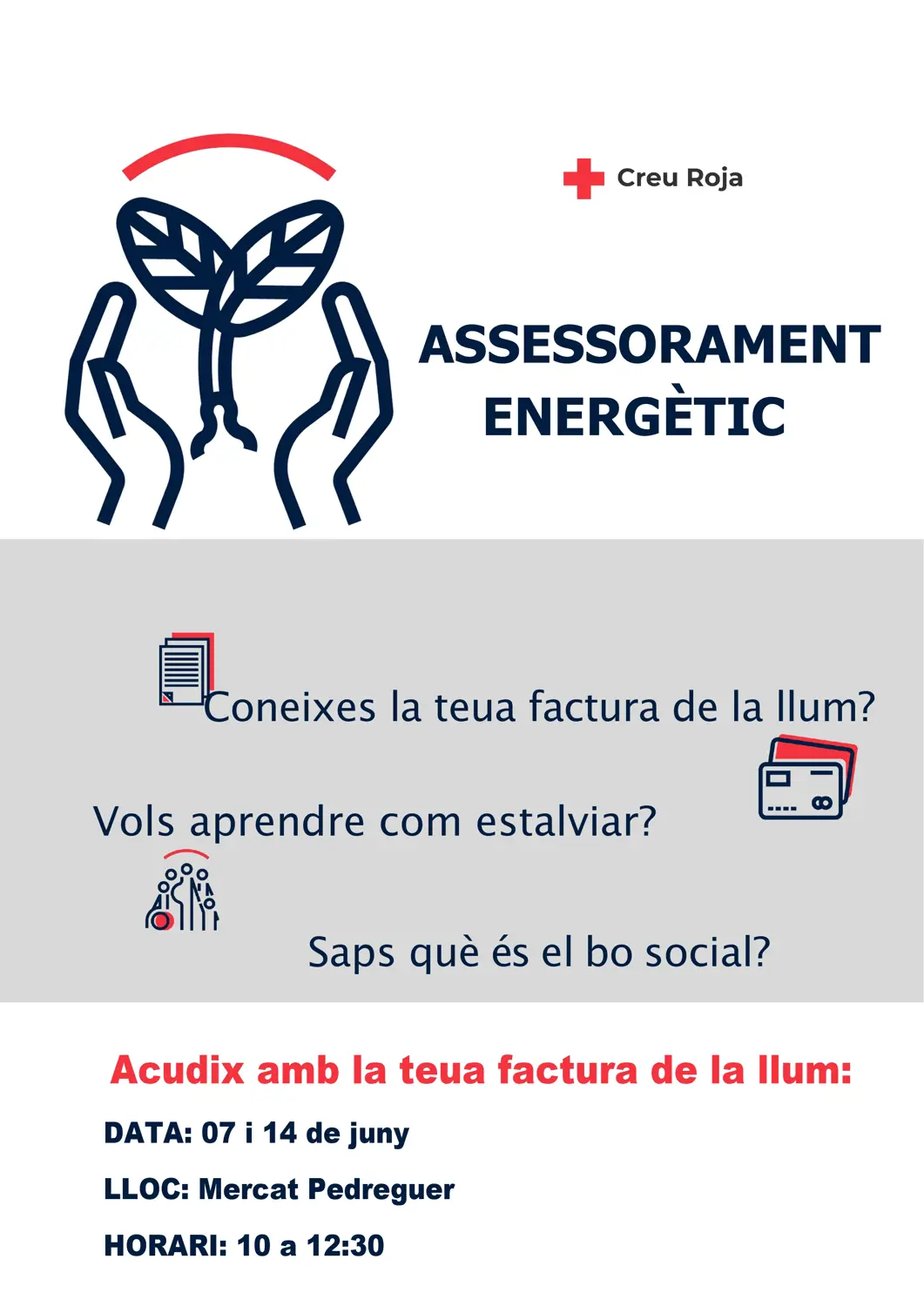 Coneix millor la teua factura de la llum i informat sobre el bo social. (14/06)