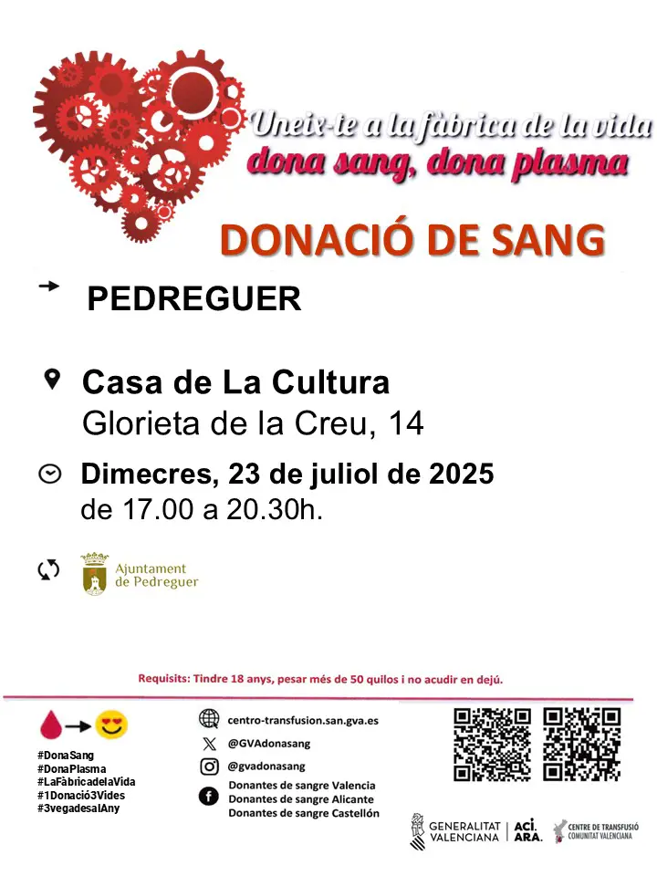Donació de sang - juliol