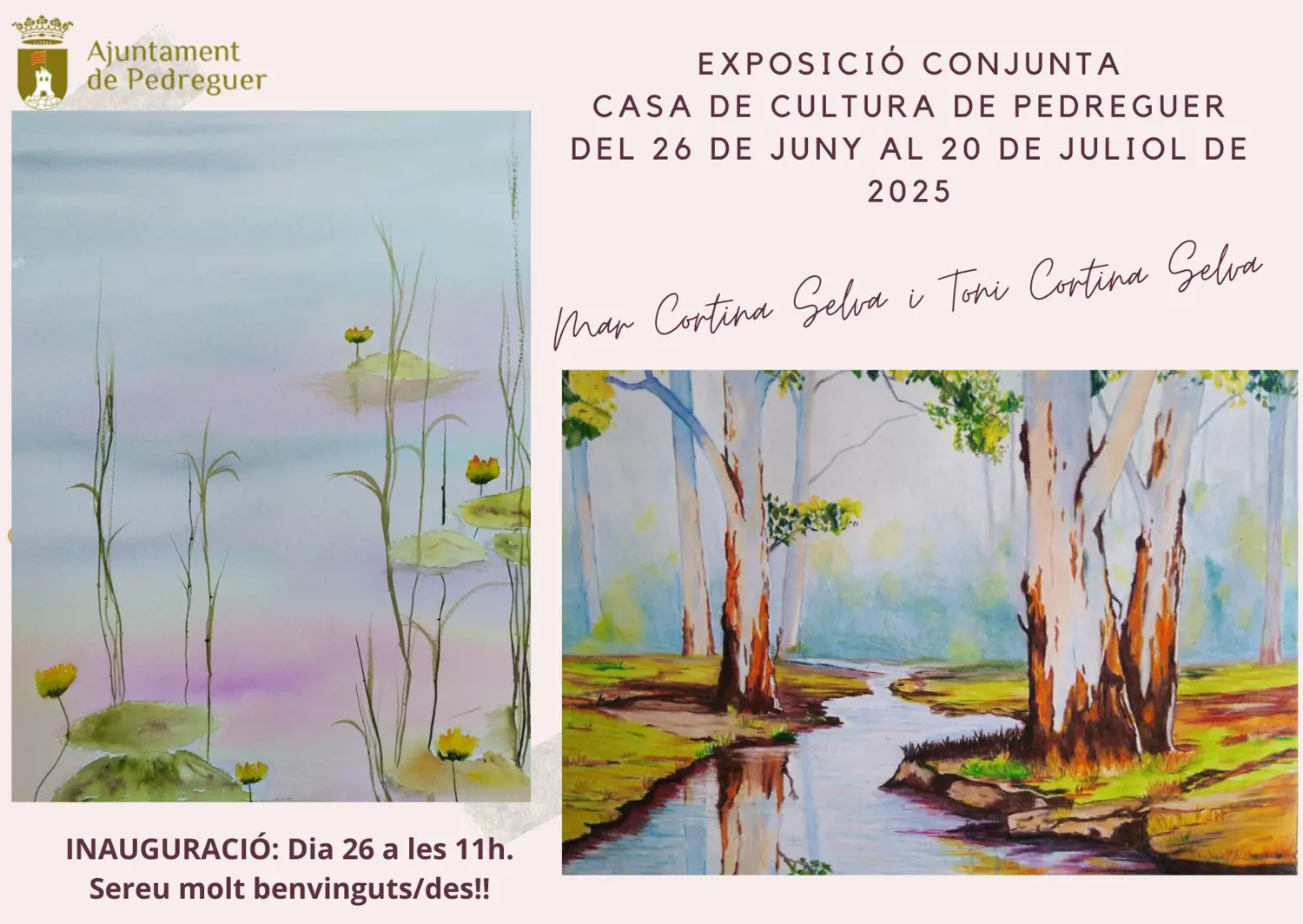 Exposició conjunta Mar i Toni Cortina Selva
