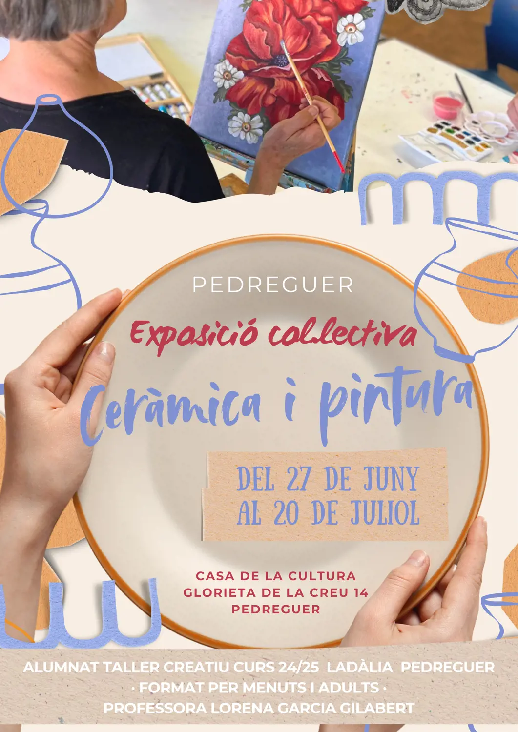 Exposició col·lectiva ceràmica i pintura
