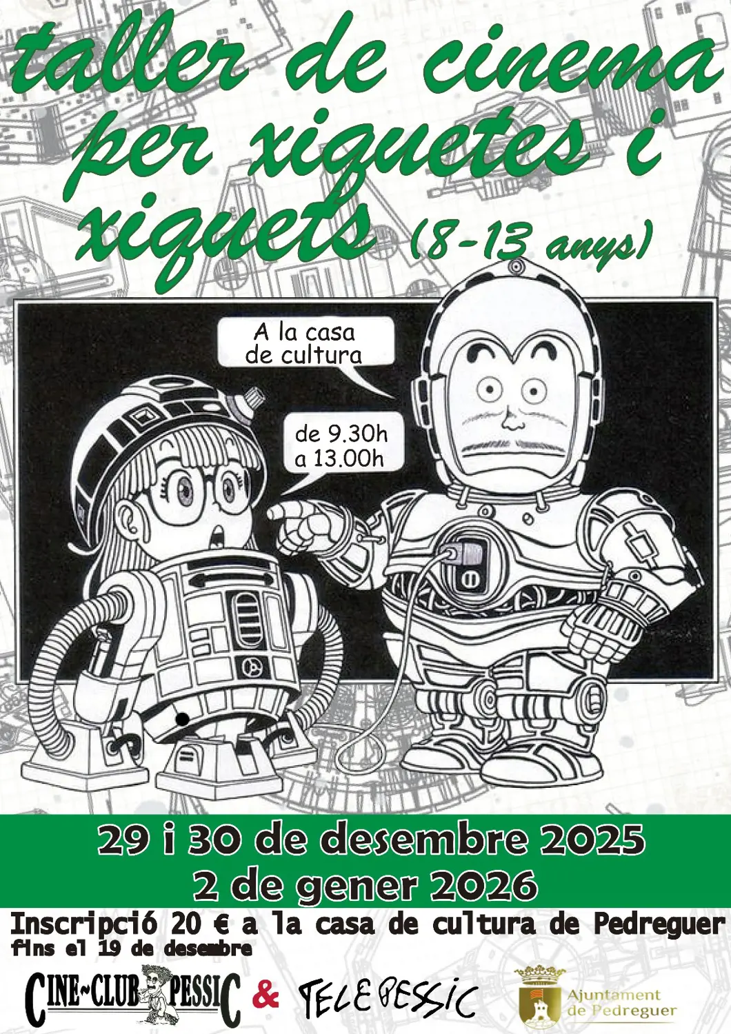 Taller de cinema per a xiquetes i xiquets